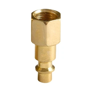 2pc 1/4 NPT Male Luftschlauch Fittings Werkzeug Linie Kompressor Bau Stecker Neu - Picture 1 of 4