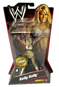 WWE KELLY KELLY 1 OF 1000 SIGNED CHASE GOLD BELT SERIES 6 TOY WITH JSA COA RARE - Picture 1 of 6