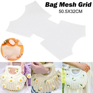 Durable Bag Mesh Grid White Mesh Cloth Handbag Accessories Canvas Bag Sheets - Picture 1 of 7