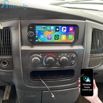 For 2002-2005 Dodge Ram 1500 2500 3500 Android 15.0 CarPlay Car Stereo Radio GPS - Image 1 of 4