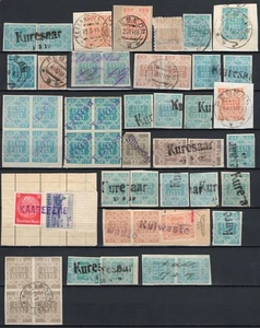 Estland, Estland, vorläufige Stempelmarken Lot 1918-41 - Bild 1 von 1