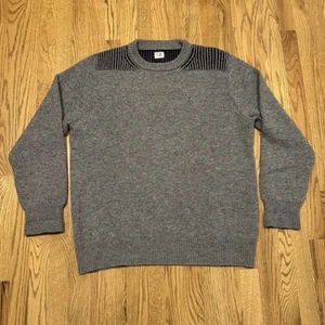 C.P. Company Sportswear 100% Wool Knit Pullover Sweater Size 56 CP Jumper Italy - Picture 1 of 8