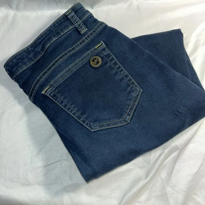 Michael Kors 牛仔裤女式 10 码 Izzy 紧身弹力深水洗 — 第 1/4 张图片