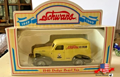 1/55 Lledo Diecast Schwans Ice Cream  1946 Dodge Panel Van NIB/Mint - Image 1 of 4