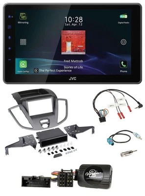 JVC DAB Lenkrad Bluetooth USB Autoradio für Ford Transit V363 15-18 ohne Display - Bild 1 von 4