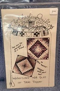 Wäscheleine Quilts Aquarell Wanddecke Muster - Bild 1 von 2