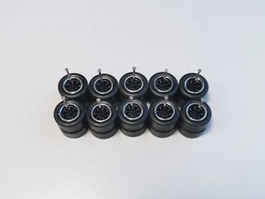 RL38 - Lote de 5 Juego Hotwheels 1/64 # Watanabe negro 12 mm de largo, JINETES REALES DE GOMA - Imagen 1 de 4