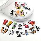 18X Football Croc Charm Jibbitz Accessories Soccer Sports Ball Shoes Charm Decor