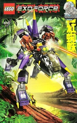 LEGO New Instruction 8115 Exo-Force Dark Panther Manual Only No Parts - Image 1 of 2
