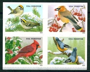 US, #5126-29 Songbirds in Snow B4, MNH - Foto 1 di 1