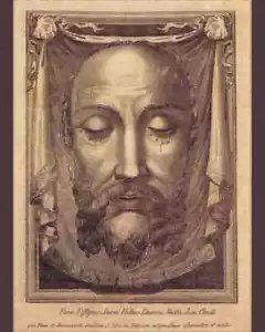 Holy Face of Jesus Devotional Print 8.5" x 11" Catholics Fight Communism - Picture 1 of 1