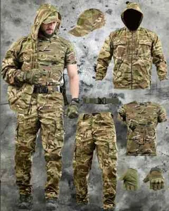 Summer tactical suit set 5 in 1 Multicam - Picture 1 of 8