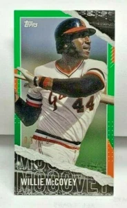 Willie McCovey 2020 Topps Rip Mini #M-40 - GREEN Parallel #'d 3/15 - GIANTS - Picture 1 of 2