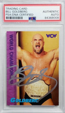 1998 Topps WCW / NWO #68 Bill Goldberg Signed Rookie Card Autograph RC Auto PSA