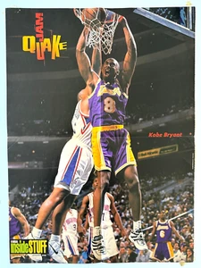 Vintage 90's Kobe Bryant Kevin Garnett Poster NBA Basketball Los Angeles Lakers - Picture 1 of 2