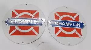 Champlin Porcelain Enamel Sign 12 x 12 Inches 1 Sided - Picture 1 of 5
