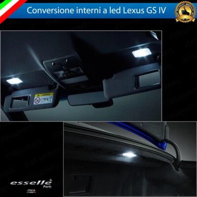 KIT LED INTERNI LEXUS GS IV KIT DI CONVERSIONE COMPLETA CANBUS 6000K NO ERROR - Immagine 1 di 3