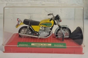 Vintage Nacoral Die Cast Motorcycle Yamaha TX 750 Open Box - Picture 1 of 12