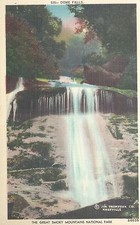 Dome Falls   Great  Smoky Mountains Park  TN   Postcard 10214