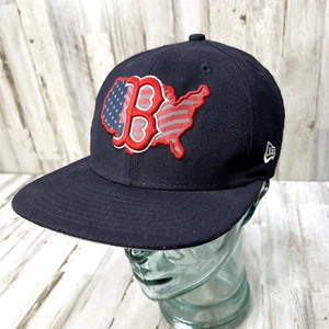 New Era Boston Red Sox MLB 100 % Wool USA America 9FIFTY Snapback Hat Cap HB - Picture 1 of 11