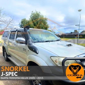 J-Spec Snorkel Kit SUITABLE FOR Toyota Hilux 2005 - 2015 Air intake - Picture 1 of 11
