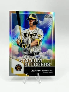 2021 Topps Chrome Jerry Sands Stadium Sluggers Refractor #SL-10 NPB - Picture 1 of 2