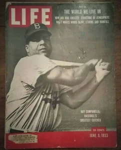 LIFE MAGAZINE JUNE 8, 1953  ROY CAMPANELLA COVER - Picture 1 of 6