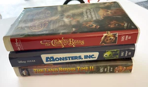 The Country Bears, Monsters, Inc, Land Before Time II VHS - Picture 1 of 3