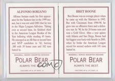 2003 Topps 205 Triple Folders Polar Bear Back Alfonso Soriano Bret Boone #TF30