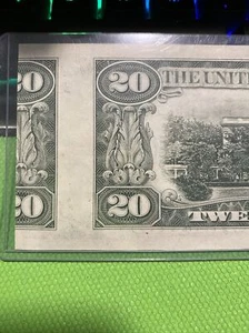 1981 20 dollar misaligned error uncirculated/GEM Super Top Rare! - Picture 1 of 6
