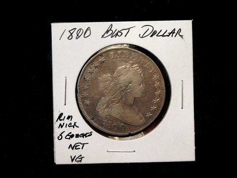 1800 Draped Bust, Heraldic Eagle Dollar Cover