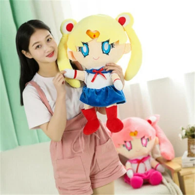 Anime Sailor Moon Plush Doll Usagi Tsukino Cosplay Stuffed Toy Cute Pillow Gift - Image 1 of 4