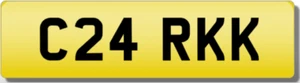 CLARK CLARKE C24 RKK Private CHERISHED Registration Number Plate - Picture 1 of 1