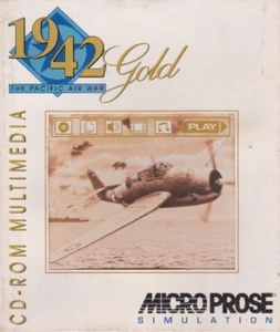 1942: The Pacific Air War Gold w/ Manual PC CD classic flight sim game! BIG BOX - Afbeelding 1 van 1