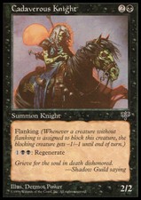 Magic the Gathering MTG Cadaverous Knight (110) Mirage   LP