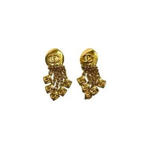 Chanel Ohrringe Gold Fransen Vintage - Bild 1 von 4