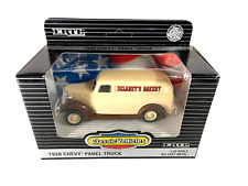 #2824 Ertl Tan/Brown 1938 Chevy Panel Truck 'Delaney's Bakery'~NRFB 1:43 O Scale
