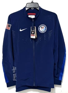 NWT Nike Team USA Dri-FIT ADV Women's Size-L Paralympic Podium Zip Jacket Blue - Picture 1 of 10