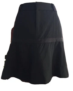 Marc Jacobs Black Fit And Flair Skirt 100% Wool  Sz 2 - Picture 1 of 12
