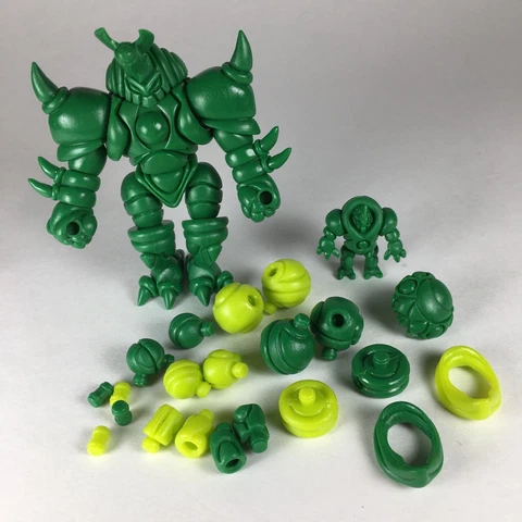UNPAINTED CELL KABUTO MUSHI - GLYOS GOD BEAST LOOSE COMPLETE FREE SHIPPING Cover