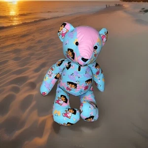 Teddy Bear Dora The Explorer Handmade Cloth doll collector fun kids bear handmad - Picture 1 of 24