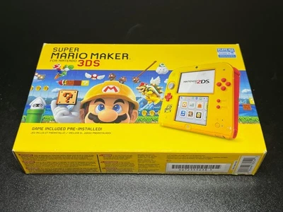 Console Nintendo 2DS Super Mario Maker Edition amarelo/vermelho🔥Envio rápido🔥A23 - Imagem 1 de 4