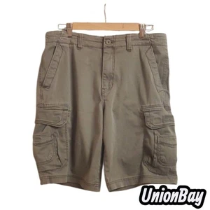 UnionBay Shorts Herren Größe 34 grau grau Cargo Union Bay defekt - Bild 1 von 12