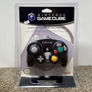 Nintendo Gamecube Wired Controller for Super Smash Bros BRAND NEW Jet Black NIB - Foto 1 di 11