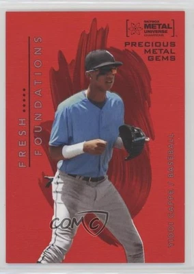 2022 Skybox Metal Universe Champions Fresh Foundation PMG Red /100 Yiddi Cappe - Image 1 of 2