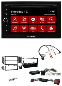 Blaupunkt 2DIN Lenkrad Bluetooth USB TMC DAB Navigation für Nissan 350Z Roadster - Bild 1 von 11