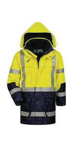 elysee Warnschutzparka Jekyll Größe L gelb/marine - Bild 1 von 4