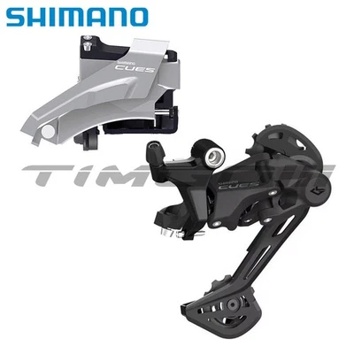Shimano CUES 2×9 Speed FD-U4000 RD-U4020 Front Rear Derailleur LINKGLIDE System - Image 1 of 4