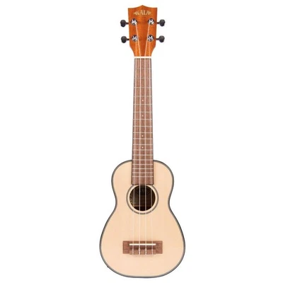 Ukelele soprano cuello largo caoba abeto macizo brillante Kala Foto 1 de 4