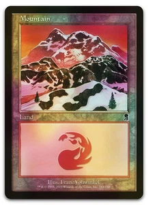 Mountain (344) #344 (Foil) (MP) Odyssey ODY Magic MTG - Picture 1 of 1